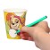 A glass of paper "Happy Birthday!", 250 ml, puppy patrol