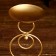 The candlestick "Arne" metal. 10x10x20 cm