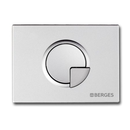Berges Novum R2 control button for hidden installation systems, matte chrome