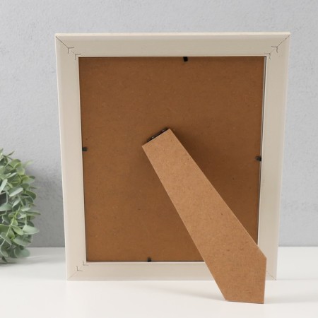 Photo frame plastic 20x25 cm "Weaving" gray with light stroke 29.6x24.6x1 cm-3
