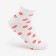 Women's socks, white color, size 23-25