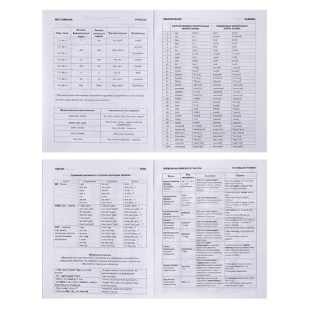 Notebook for recording foreign words 48 sheets, "English flag", with reference information-2