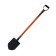 Shovel is universal, acute, l = 110 cm, metal stalk with a V-handle