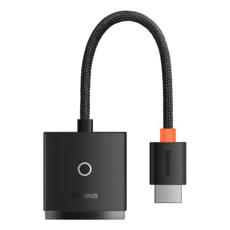 Adapter Baseus, HDMI-VGA, black-1
