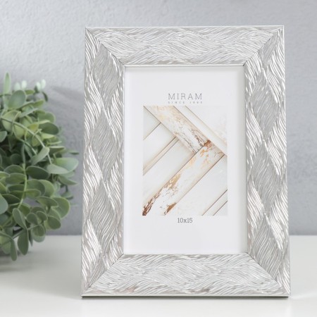 Photo frame Plastic "Mira" 10x15 cm, 651629-4, (plastic screen)