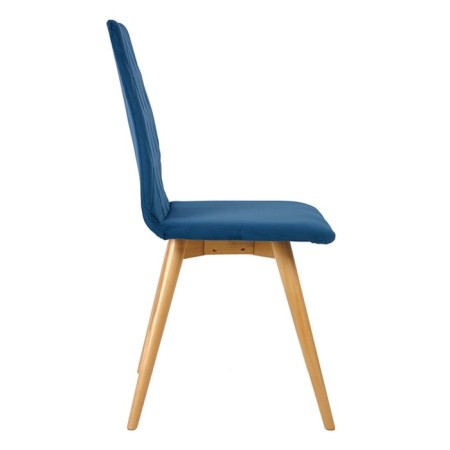 Dining stool Polini Home Rio SD, blue-natural color-2