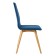 Dining stool Polini Home Rio SD, blue-natural color