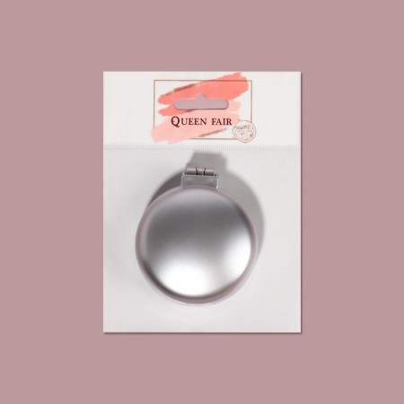 Massage comb “mother -of -pearl medallion”, folding, with a mirror, d = 6 cm, color mix-11