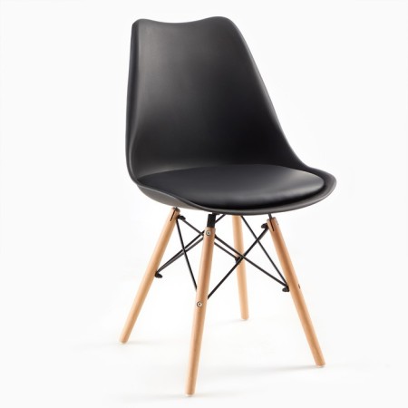Soft chair "Eames", black