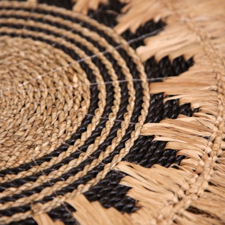 Wicker rug round 50 cm-2