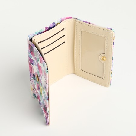 Women's wallet on the button, colorful color-3