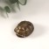 Metal souvenir "Claims with coins" d = 1.1 cm 3x2.4 cm