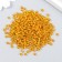 Beads "Zlatka" 08/0, 3 mm, 10 g 0029 Orange