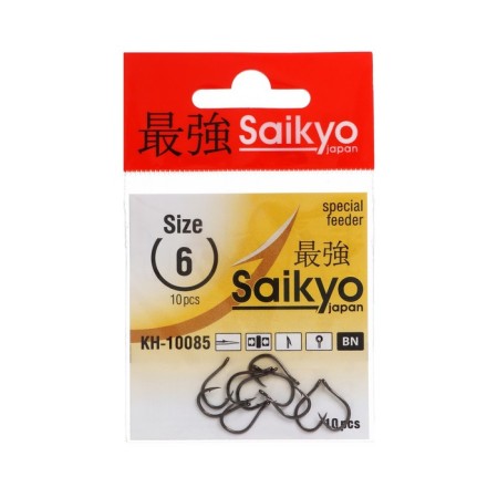 Hooks Saikyo KH-10085 Special Feeder BN No. 6, 10 pcs