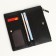Women's wallet on magnets, black color