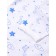 Body baby with a short sleeve "Giraffes", white/blue color, height 80