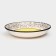 Ceramic Persia plate, deep, 550 ml, 19 cm, yellow, 1 variety, Iran