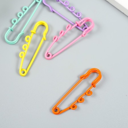 Decor for creativity Metal "Pin with loops" mix 0.5x1.2x5 cm-1