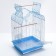 BD-3/1O bird cage, opening roof, 47.5 x 37 x 70 cm, blue
