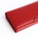 Women's wallet on magnet, red color