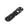 Layer for a hinged lock, with a eye, l = 76 mm, black