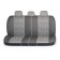 Autoshekhls Universal Multi Comfort MLT-1105GV black/dark gray, 11 items