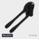 Knock Magistro Vantablack, 17 × 4.5 cm, black color