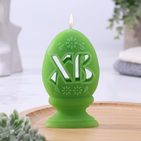 Decorative candle "Egg HB", mix-6