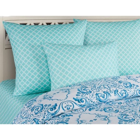 Bed linen euro delphinium, size 240x214 cm, 220x215 cm, 70x70 cm - 2 pcs-1