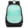 School backpack, 38 x 28 x 18 cm, Grizzly, ergonomic back, + keychain, black