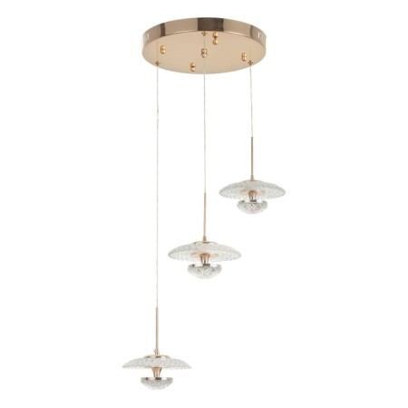 Lamp Bayerlux "Ghanvi" Led 36W 4000k gold 16x16x19-110 cm