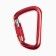 Carabiner with a bayonet cloth, 11 x 7 cm, 30 kn, red