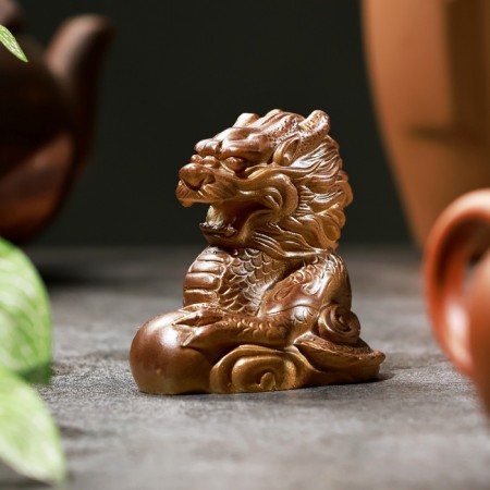 Figure for the tea ceremony - Chameleon "Dragon" 7x4x6.5cm-2