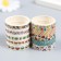 Adhesive tape paper "Food" set 10 pcs width. 0.8 cm dl. 2 m 8.5x4x1 cm