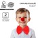 Carnival set "Clown" 2 items: bow, nose, color mix