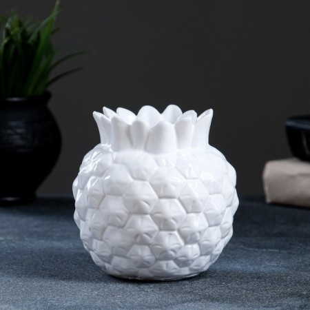 Figure Kashpo "Pineapp" white, 0.7 l / 12x12x12cm-1
