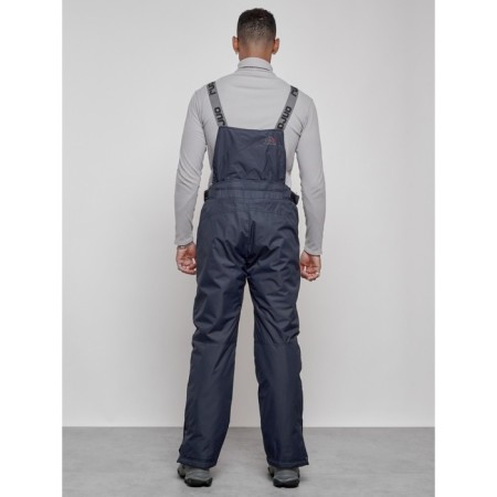 Semi-combinezone ski insulated male winter, size 48, dark blue color-3
