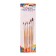 Set of brushes, round protein, 6 pcs: No. 1, 2, 3, 4, 5, 6, with wooden handles, blister