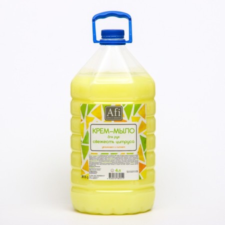 Cream-soap AFI Freshness of citrus 4 liters