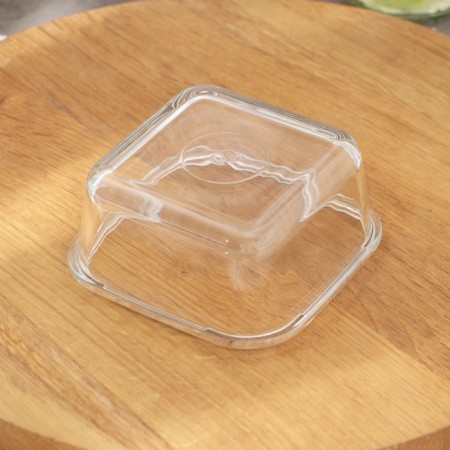 Glass Lockie & Lock Food, with a lid, 350 ml, turquoise color-4