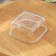 Glass Lockie & Lock Food, with a lid, 350 ml, turquoise color
