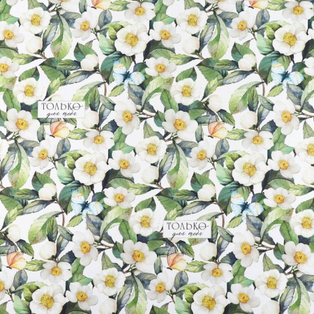 Two -sided craft packaging "Flower", 70 x 100 cm-1