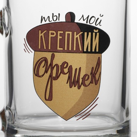 Glass mug "My berry", 320 ml, MIX drawing-2