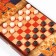 Backgammon "Russia", wooden board 40 x 40 cm, with a field for playing checkers