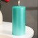 Candle-cylinder smooth, 5x10 cm, tiffany, metallic, 6 hours