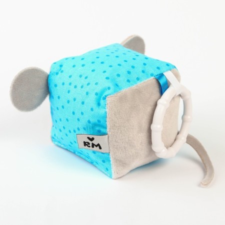 Toy soft cube "Mouse", crumbs-2
