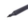 Artistic marker, ZHK "Snot" Twin Brush, bilateral: brush/mowed, alcohol base, black 211-S