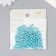 Cube glass 4x4 mm "brightness. Blue" set 20 grams