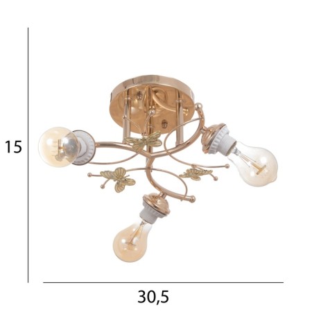 Jacques "Jaki" BP 3x40W E27 Gold Model: 2638717-8