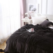 Super Ball bedspread, size 160x220 cm, stone color